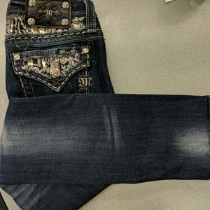 Miss Me skinny jeans. Kids size 12.